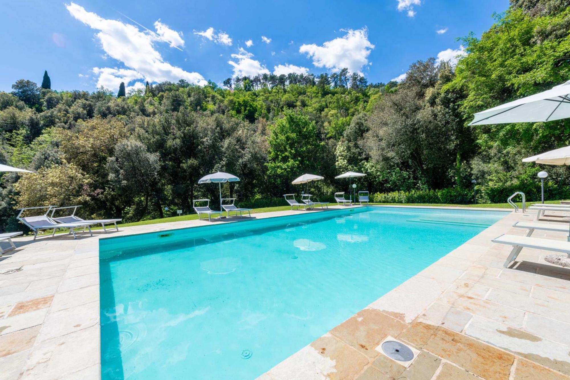 La Ferriera Exclusive Resort - Pool & Waterfall Loro Ciuffenna Kültér fotó